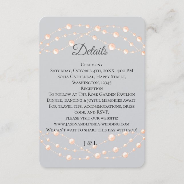 Den moderna ivorianska  romska Neutralten Bröllop Tilläggskort (Framsida)