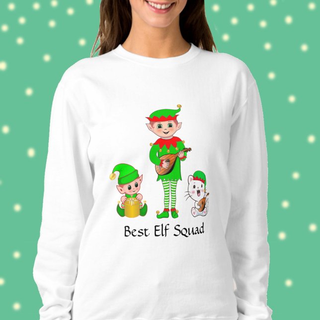 Den moderna julens bästa Elf Squad T-Shirt (Skapare uppladdad)