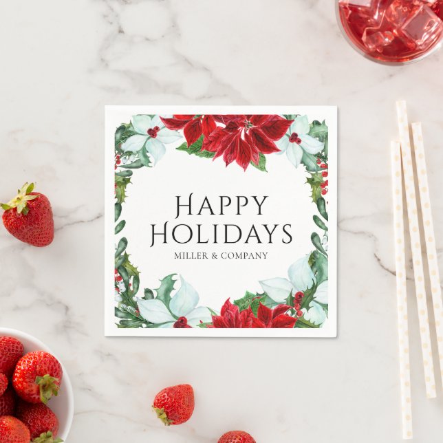 Den moderna Julfesten Nap i Party Pappersservett (Insitu)