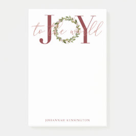 Den moderna julglädjen till världskriget post-it block