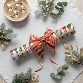 Den moderna julklackaren Argyle Diamond Mönster Presentpapper