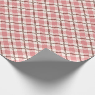 Den moderna julpesten Tartan Mönster   HELGDAG Presentpapper