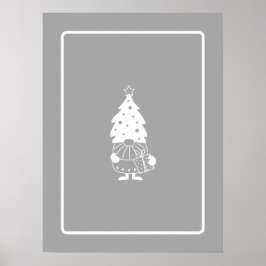 Den moderna julskandalen Gnome-dekanter Poster