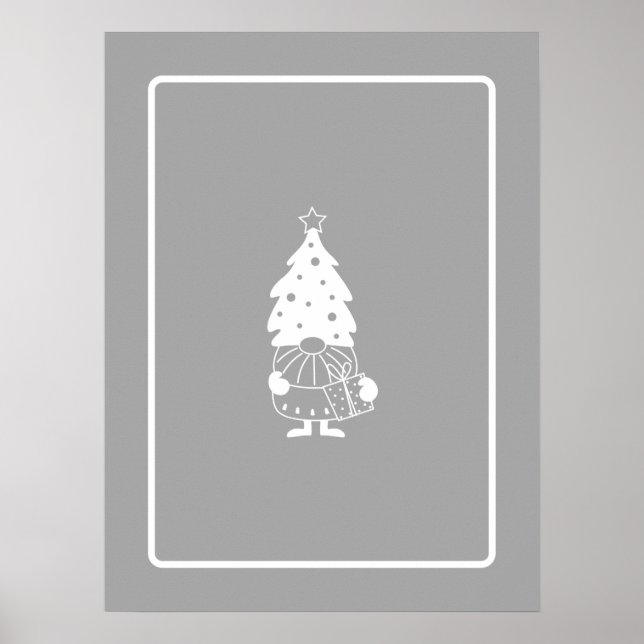 Den moderna julskandalen Gnome-dekanter Poster (Framsidan)