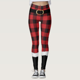 Den moderna jultomten Costume Cute Funny jul Le Leggings