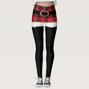 Den moderna jultomten Costume Cute Funny jul Leggings