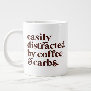 Den moderna kaffekassetten Älskare Carbs Älskare G Jumbo Mugg
