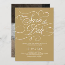 Den moderna kalligrafitidslinjen guld och vita brö