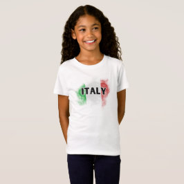 Den moderna Kärlek-Italien-Flagga Rom Souvenir T Shirt