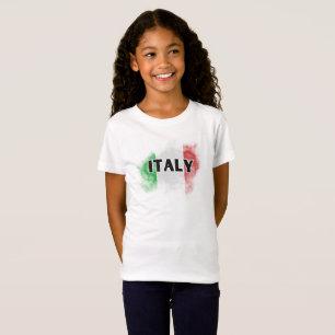 Den moderna Kärlek-Italien-Flagga Rom Souvenir T Shirt