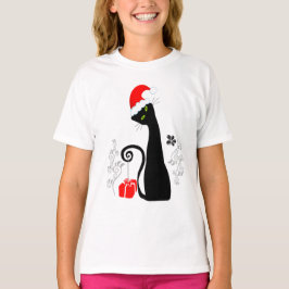 Den moderna Kattunge-julskjortskjortans skrotskido Tee Shirt