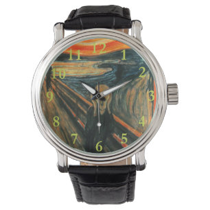 Den moderna konsten Skräm Edvard Munch Armbandsur