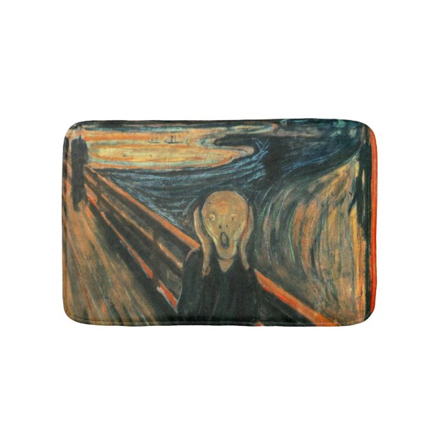 Den moderna konsten Skräm Edvard Munch Badrumsmatta (Framsidan)