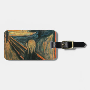 Den moderna konsten Skräm Edvard Munch Bagagebricka