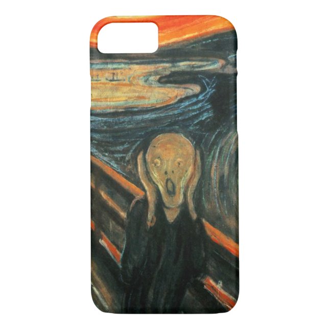 Den moderna konsten Skräm Edvard Munch Case-Mate iPhone Skal (Baksida)
