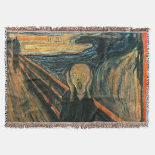 Den moderna konsten Skräm Edvard Munch Filt