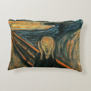 Den moderna konsten Skräm Edvard Munch Prydnadskudde