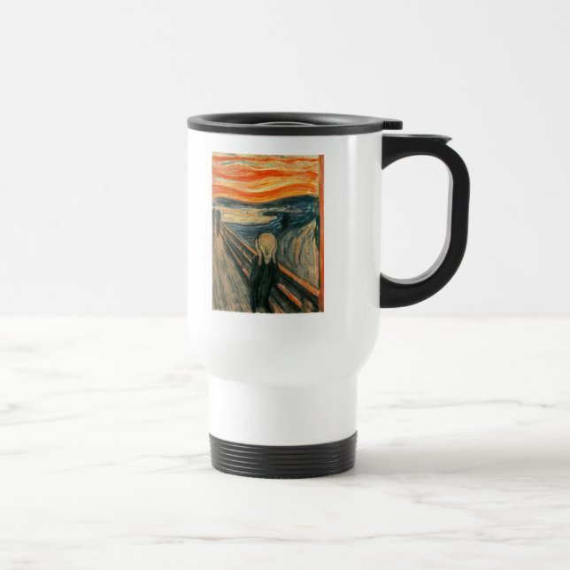 Den moderna konsten Skräm Edvard Munch Resemugg (Höger)