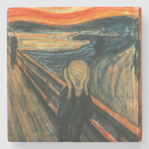 Den moderna konsten Skräm Edvard Munch Underlägg Sten