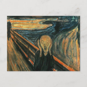 Den moderna konsten Skräm Edvard Munch Vykort