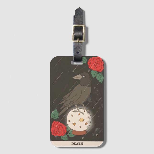 Den moderna kråkan för dödsattentatet bagagebricka (Framsida vertikal)