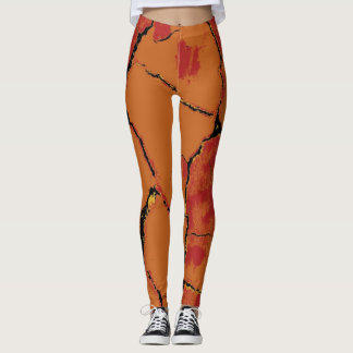 Den moderna leoparden flår mönster #8 leggings