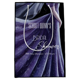 Den moderna lila bröllop-möhippan