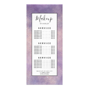 Den moderna lila lavender-vattenfärgen i glitter t reklamkort