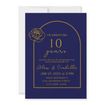 Den moderna marinen och Guld 10:e Bröllop-årsdagen