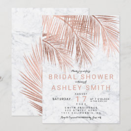 Den moderna marmor Möhippan ro guld handflatan trä Inbjudningar