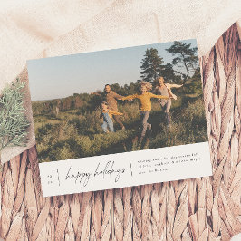 Den moderna minimala julbudgeten för Glad helg