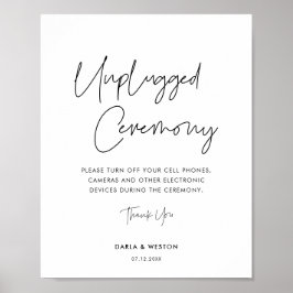 Den moderna minimalistceremonin poster