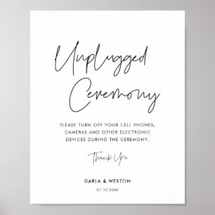 Den moderna minimalistceremonin poster