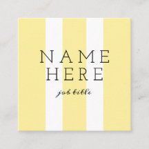 Den moderna minimalisten kvadrerar visitkortar