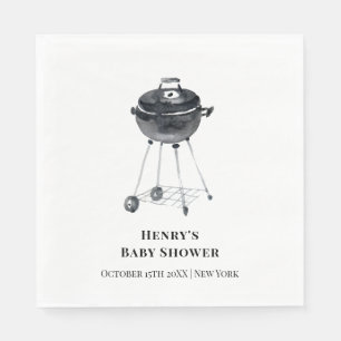 Den moderna minimalistiska babystöldraren för BBQ Pappersservett