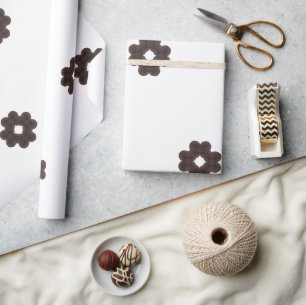 Den moderna minimalistiska Beige och Brown Vintage Presentpapper