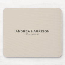 Den moderna minimalistiska Eleganten Beige Namn