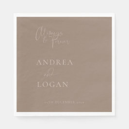 Den moderna minimalistiska Eleganten Classic Bröll Pappersservett