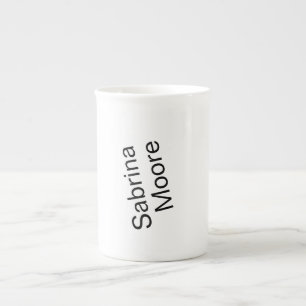 Den moderna minimalistiska enkla Professionellen L Benporslin Mugg