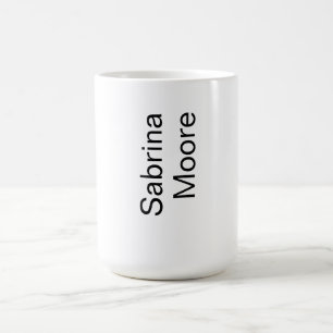 Den moderna minimalistiska enkla Professionellen L Kaffemugg