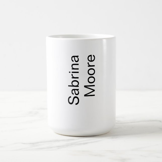 Den moderna minimalistiska enkla Professionellen L Kaffemugg (Center)