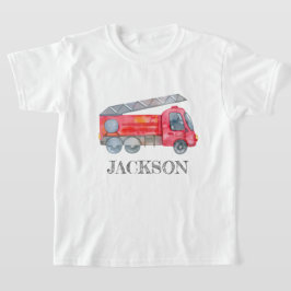 Den moderna minimalistiska Fireman-födelsedagsfest T Shirt