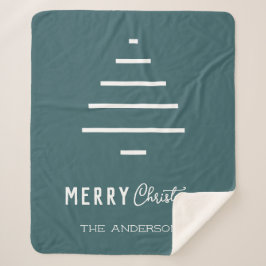 Den moderna minimalistiska God jul-Grönten Gräs Tr