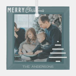 Den moderna minimalistiska God jul-Grönten Gräs Tr Julgransdekoration