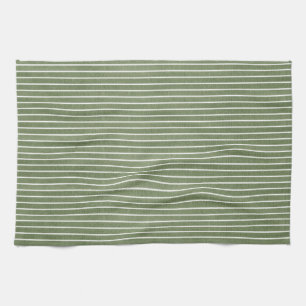 Den moderna minimalistiska Grönten Rustic Struktu Kökshandduk