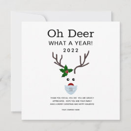 Den moderna minimalistiska julhelgen 2022 för Logo Julkort