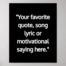 Den moderna minimalistiska Personligen Poster offe