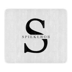 Den moderna minimalistiska svarta Personligen Namn