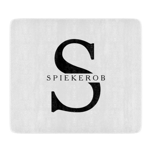 Den moderna minimalistiska svarta Personligen Namn (Framsidan)