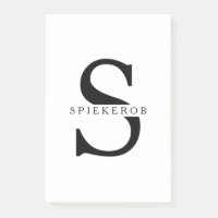 Den moderna minimalistiska svarta Personligen Namn
